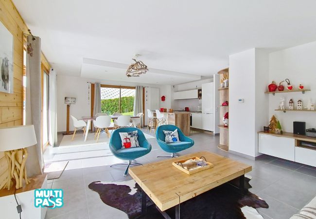 Living room Chalet Juliette A0304 - Centre Châtel