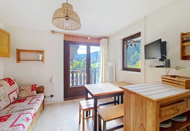 in Châtel - Perce Neige PNA18 FAMILY & NATURE 4 Pers. Woonkamer Perce Neige PNA18