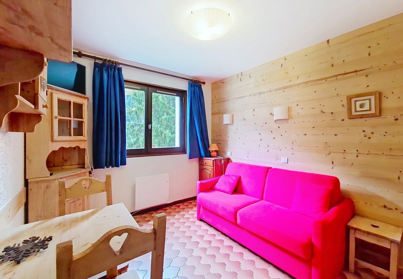 Studio in Châtel - Mont de Grange MGB141 NATURE & ESCAPE 2 pers. Woonkamer Mont de Grange B141