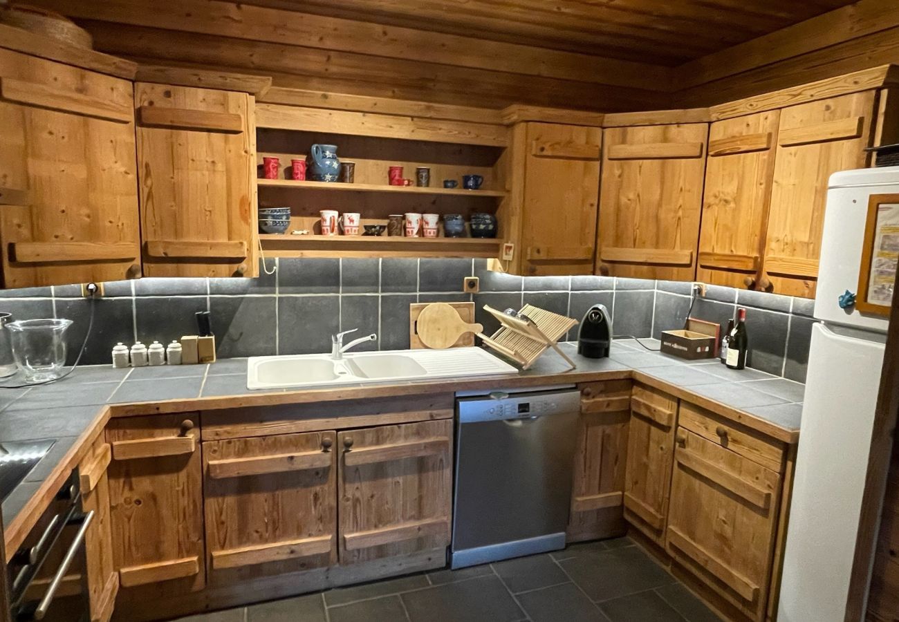 Keuken chalet Drozin PORTES DU SOLEIL in Abondance, Frankrijk