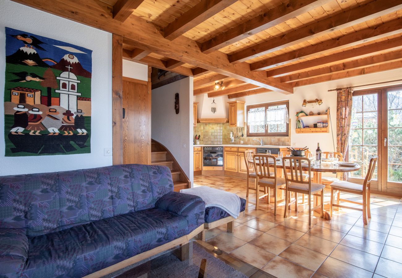 Chalet in Veysonnaz - Chalet Hibou MOUNTAIN & QUIET chalet 6 pers