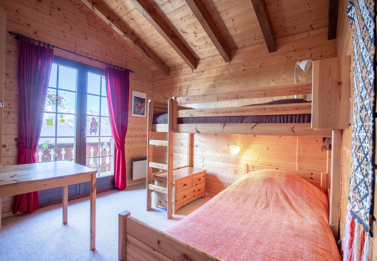 Chalet in Veysonnaz - Chalet Hibou MOUNTAIN & QUIET chalet 6 pers