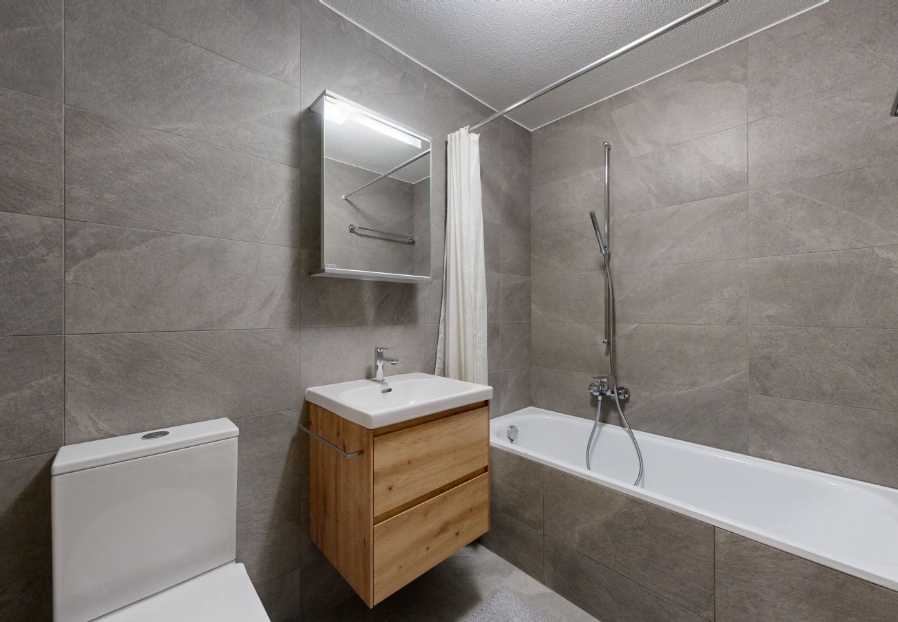 Badkamer Appartement Hortensia H 022 in Veysonnaz, Zwitserland