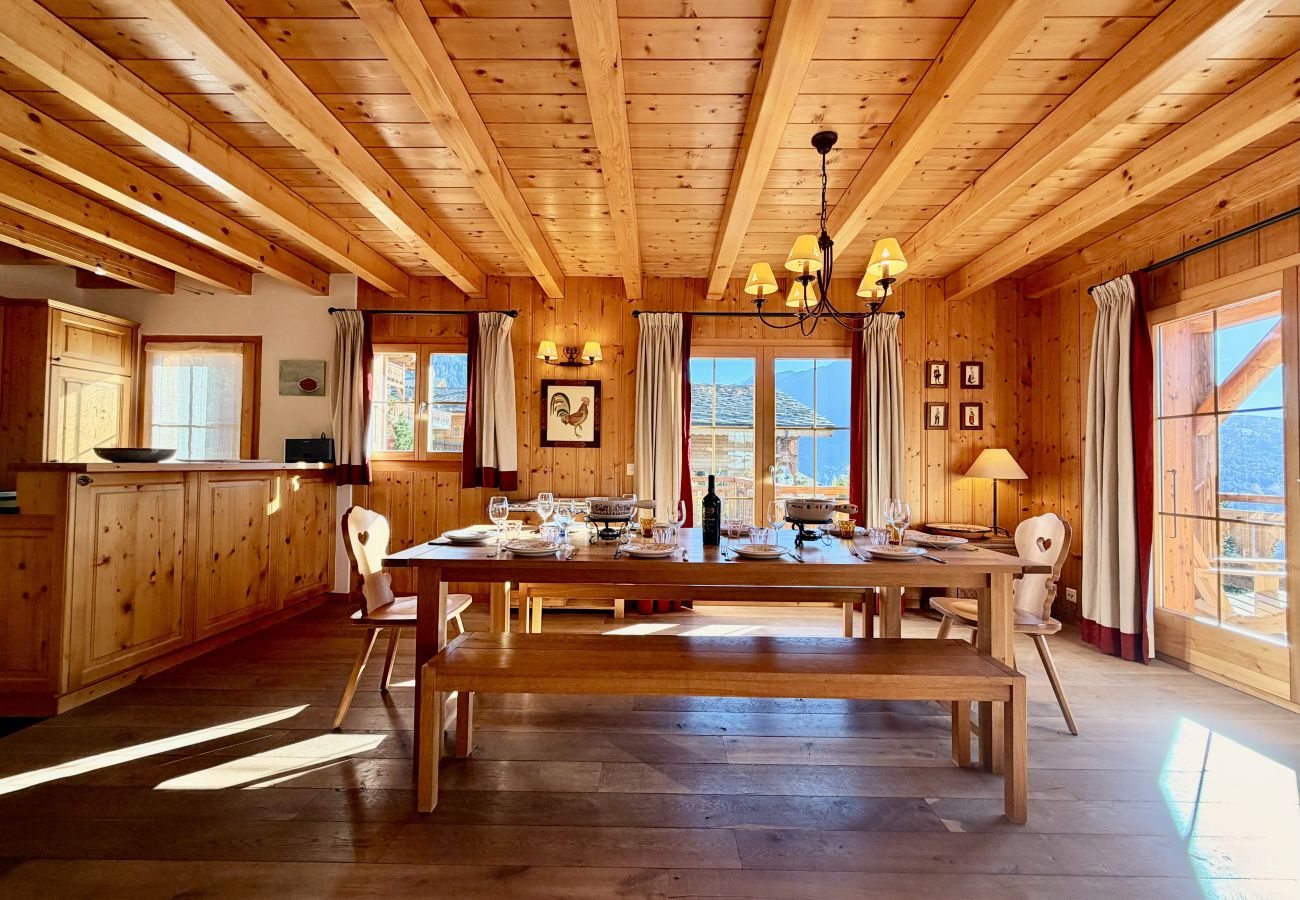 Chalet in Veysonnaz - Chèvre d'Or SAUNA & VIEW chalet 10 pers