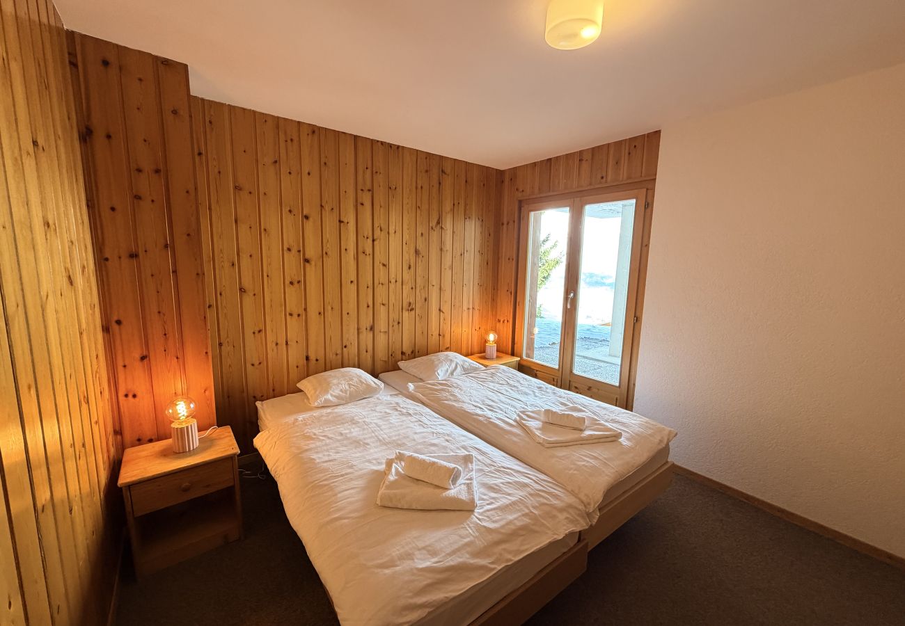 Chambre à coucher Chalet Fontannets 001 à Veysonnaz en Suisse