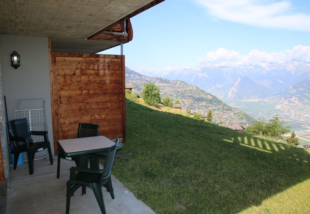 Terrasse Appartement Plein Ciel VA 001, à Veysonnaz en Suisse
