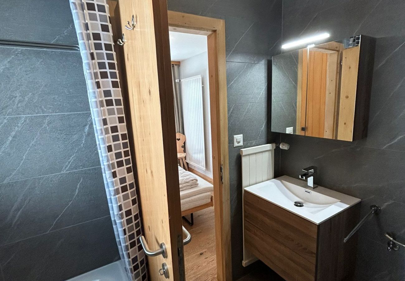 Salle de bain appartement les Greppons O 013, à Veysonnaz en Suisse