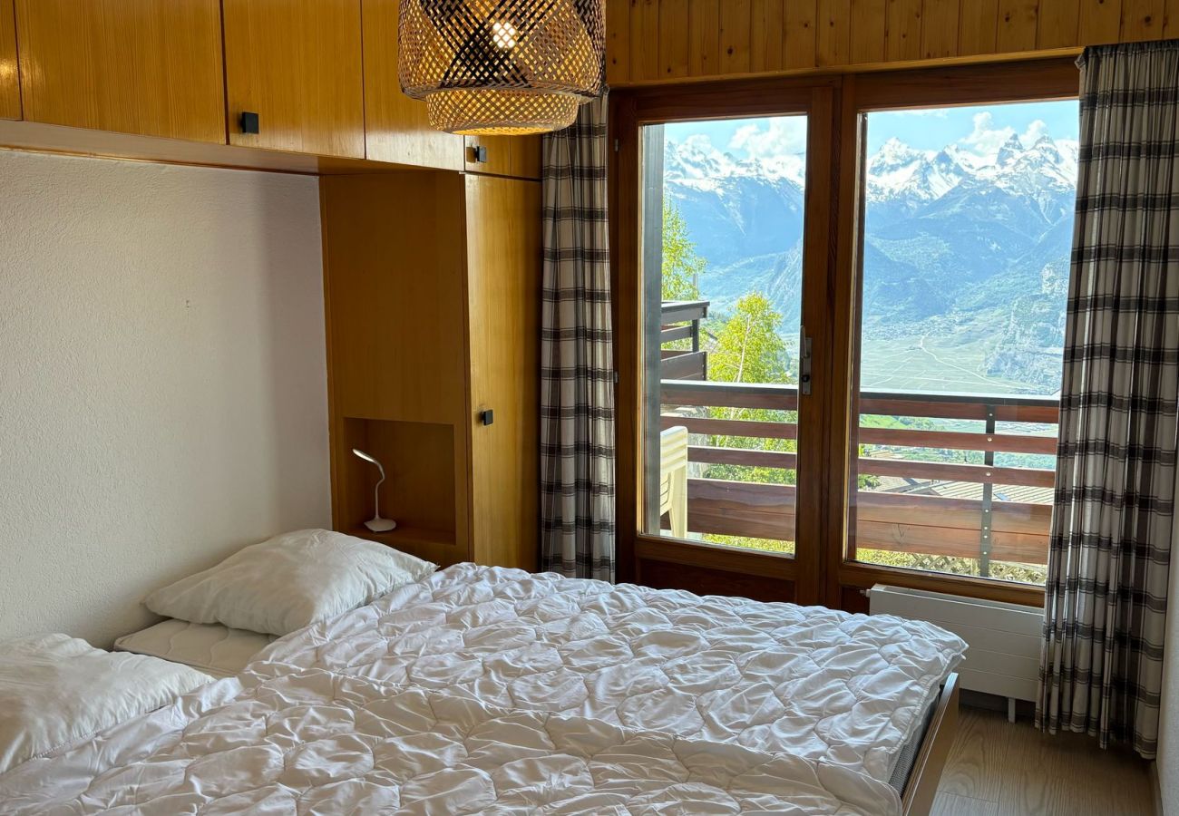 Chambre à coucher Appartement Beaulieu F 022 à Veysonnaz en Suisse