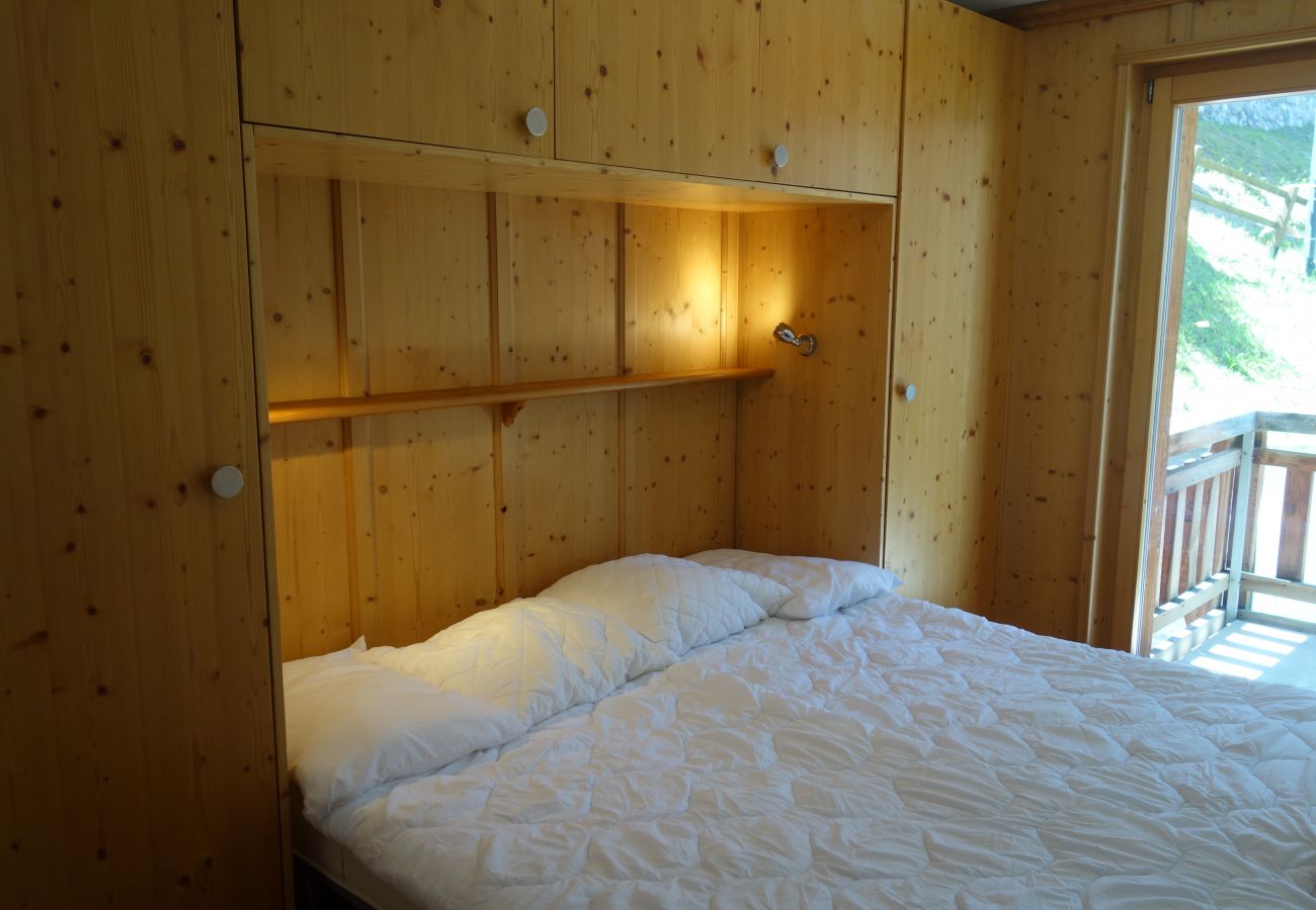 Chambre à coucher, Appartement Plein Ciel VA 033, à Veysonnaz en Suisse