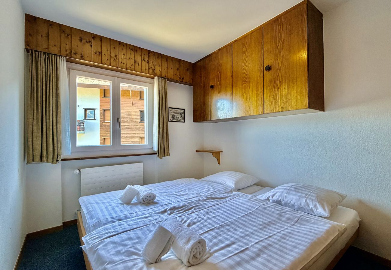 Chambre à coucher Appartement Combyre C 020, à Veysonnaz en Suisse    