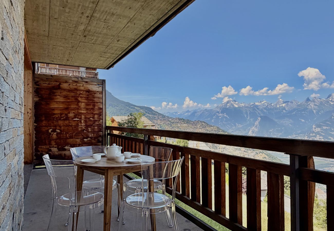 Balcon Appartement Plein Ciel VA 021, à Veysonnaz en Suisse