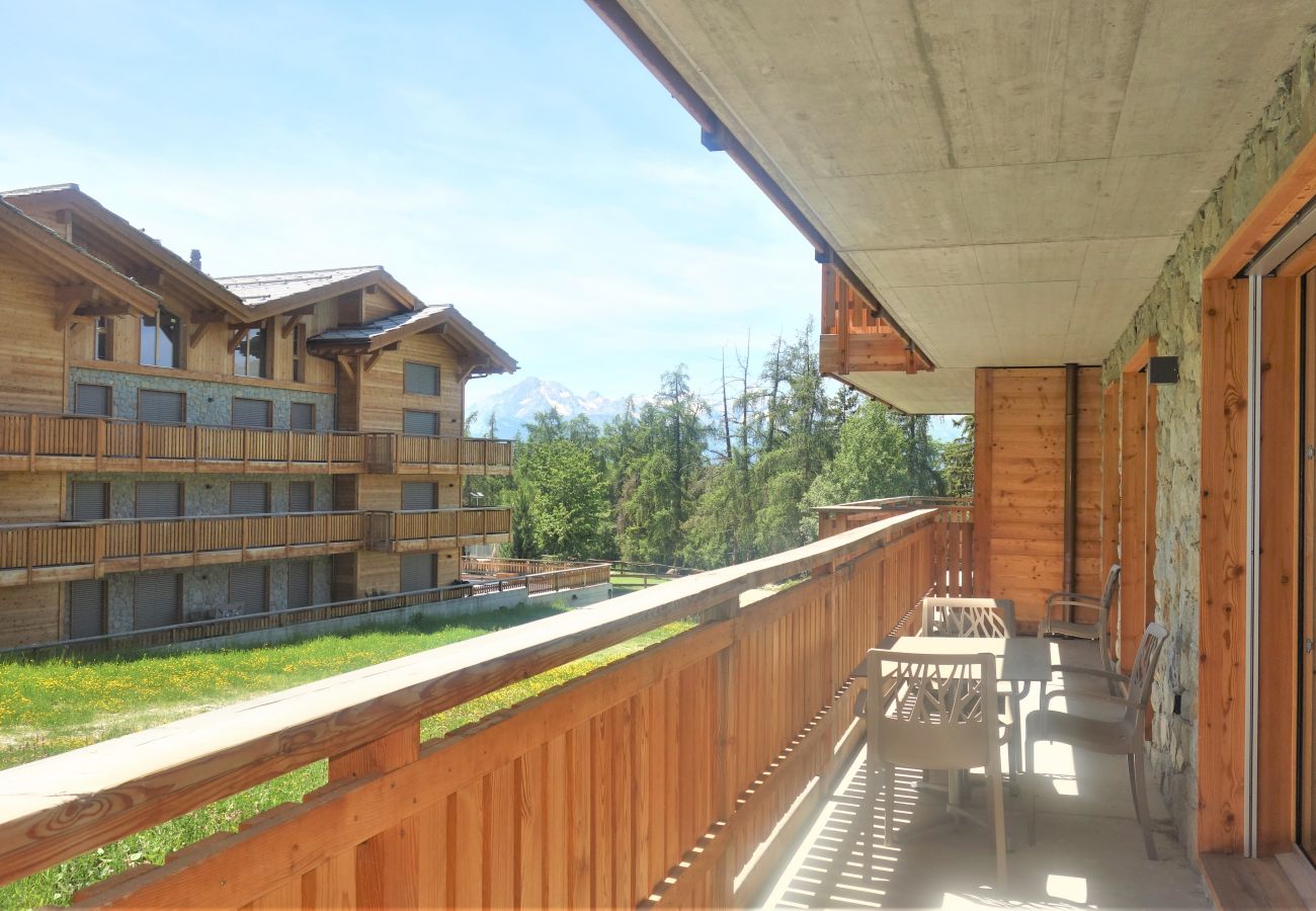 Balcon Appartement Les Mayens MB 011, à Veysonnaz en Suisse 