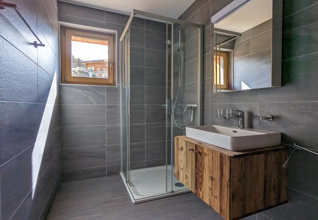 Salle de bain appartement MA 022 à Veysonnaz en Suisse
