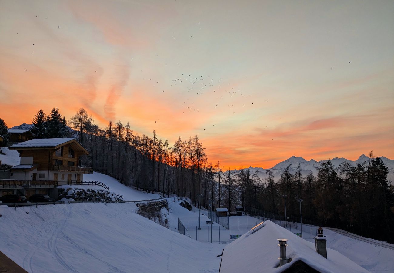 Vue appartement MA 022 à Veysonnaz en Suisse 