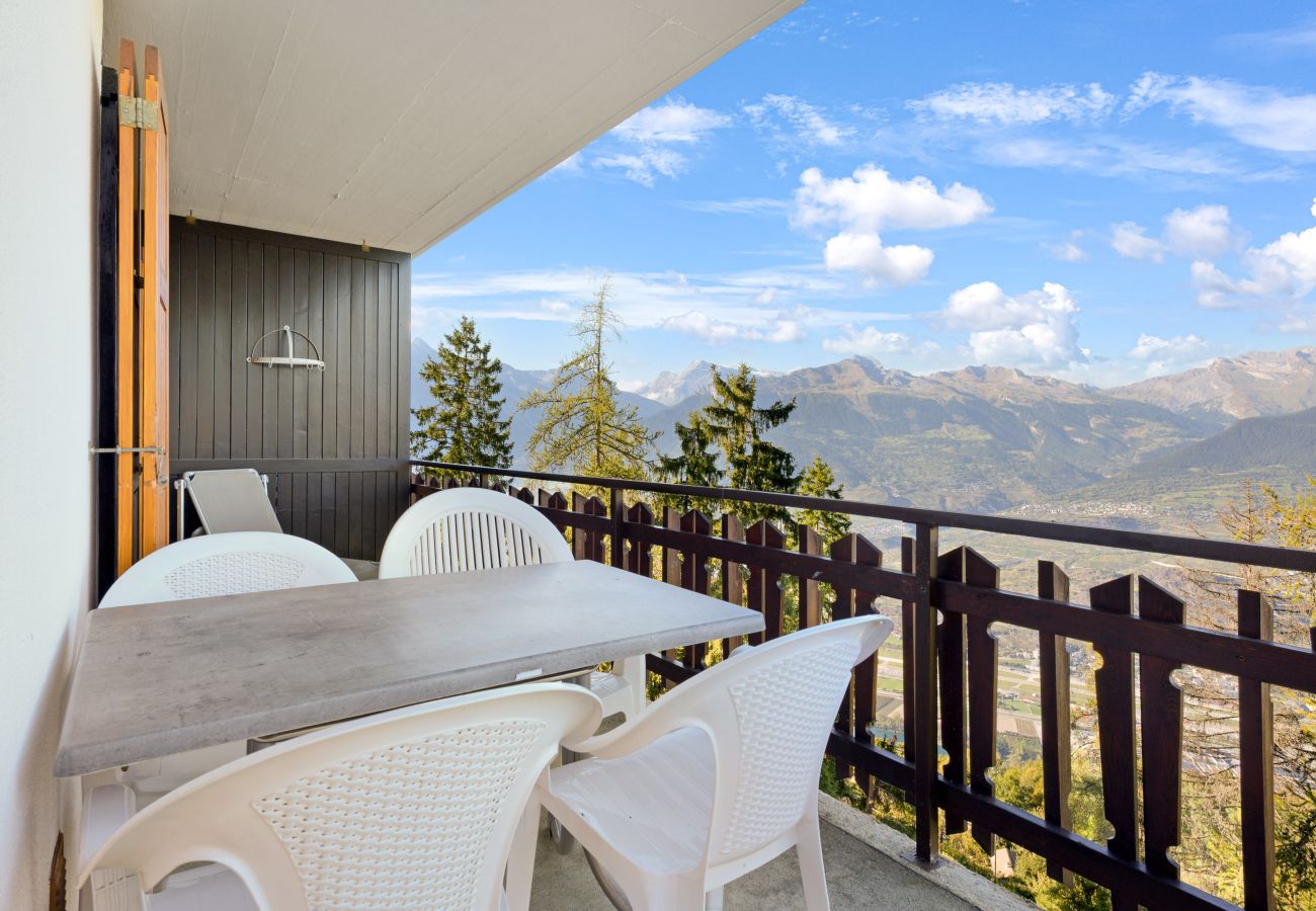 Balcon Appartement Mélèzes K 020 à Veysonnaz en Suisse