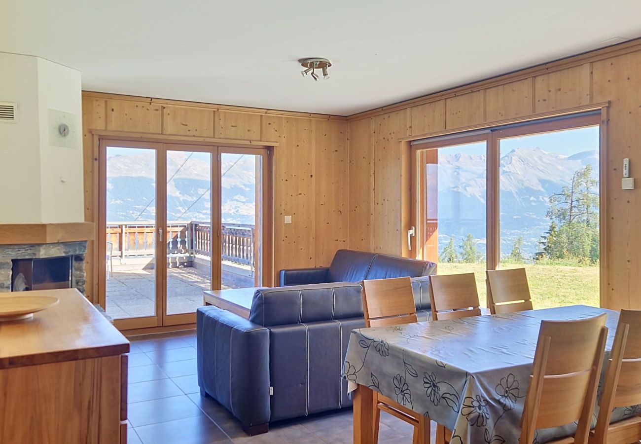 Salon Appartement Hauts de Veysonnaz HV2 001, à Veysonnaz en Suisse