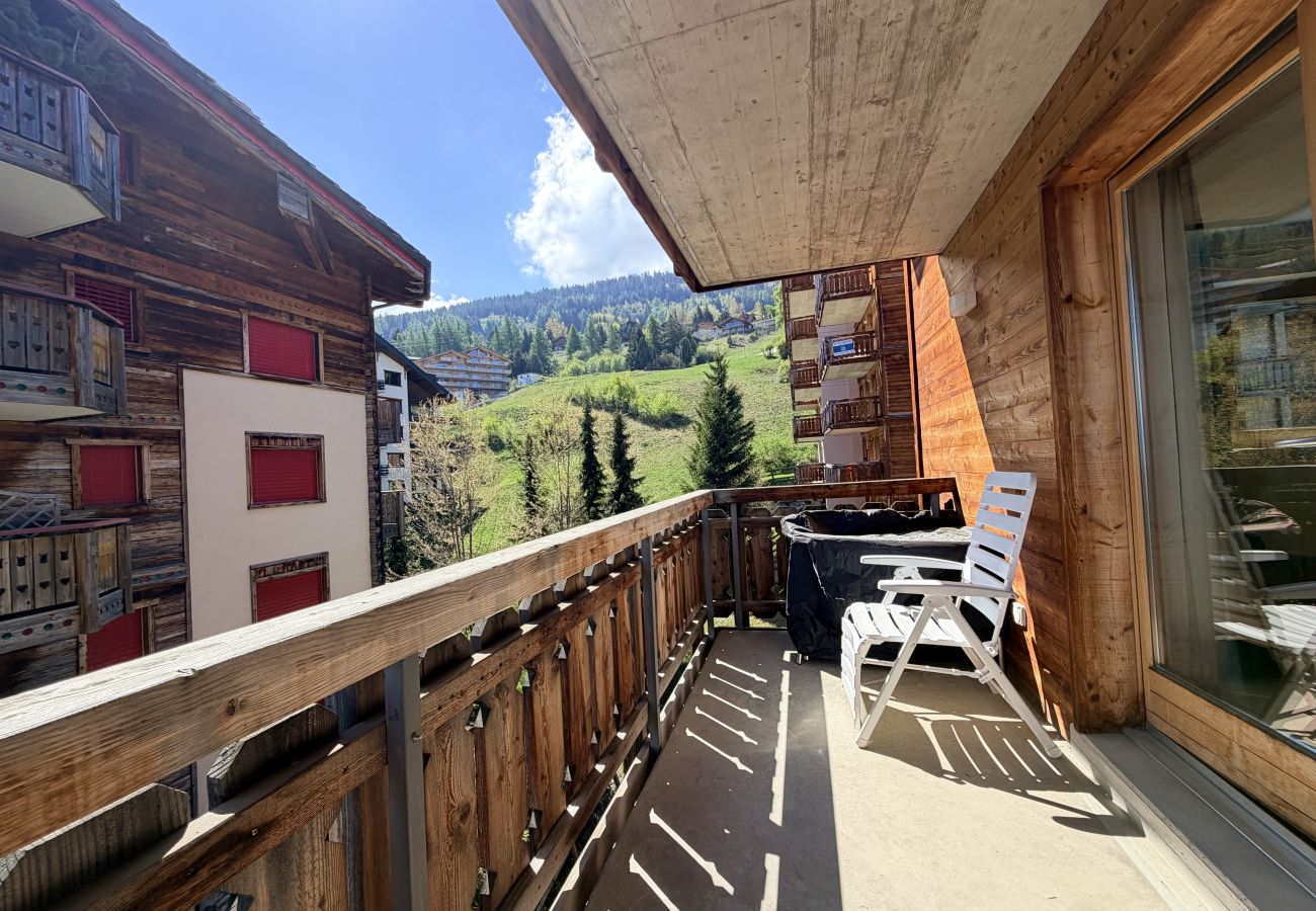 Balcon Appartement Pracondu 1 307, à Haute-Nendaz en Suisse