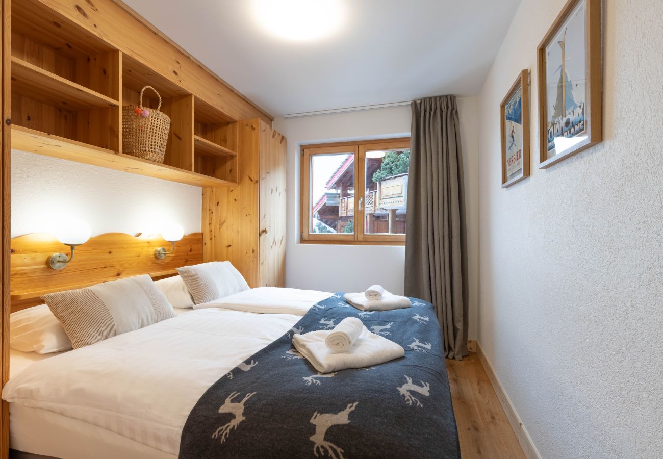 Chambre à coucher Appartement Pracondu 1 407 à Haute-Nendaz en Suisse