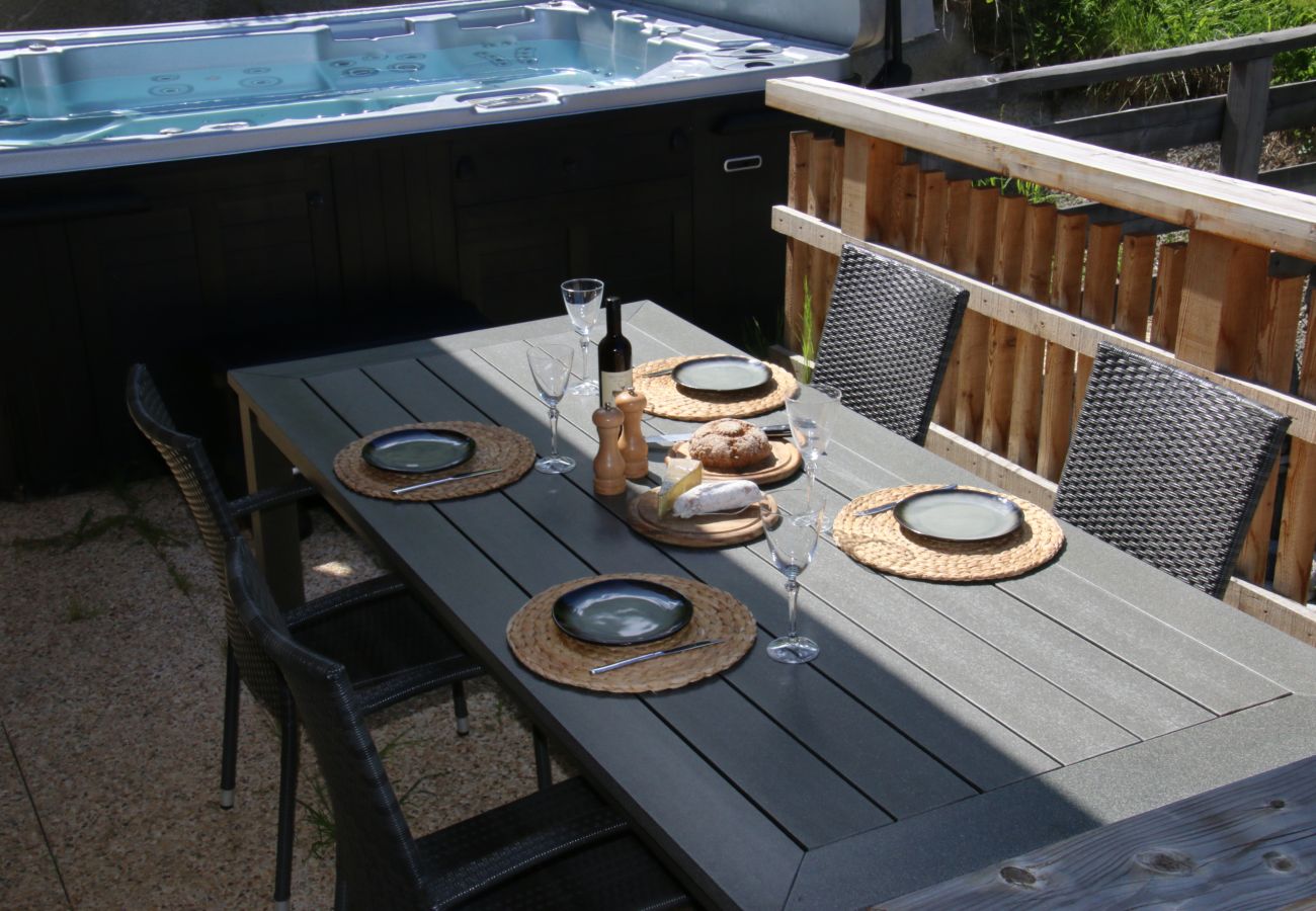 Terrasse Chalet Adele à Veysonnaz en Suisse