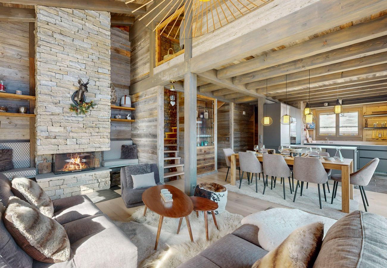 Salon Chalet Chalou à Hérémence en Suisse