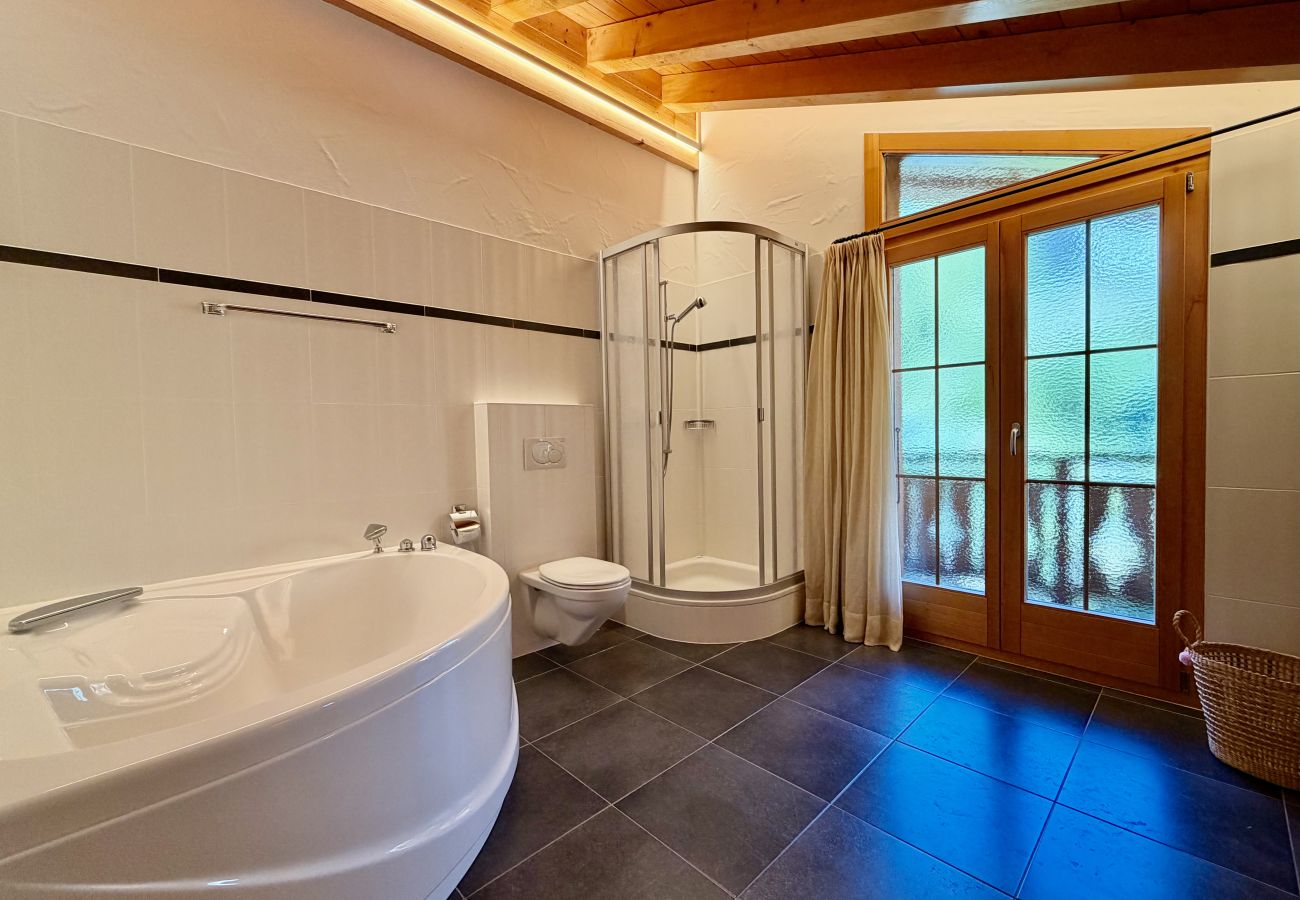Salle de bain Chalet Chèvre d'Or à Veysonnaz en Suisse