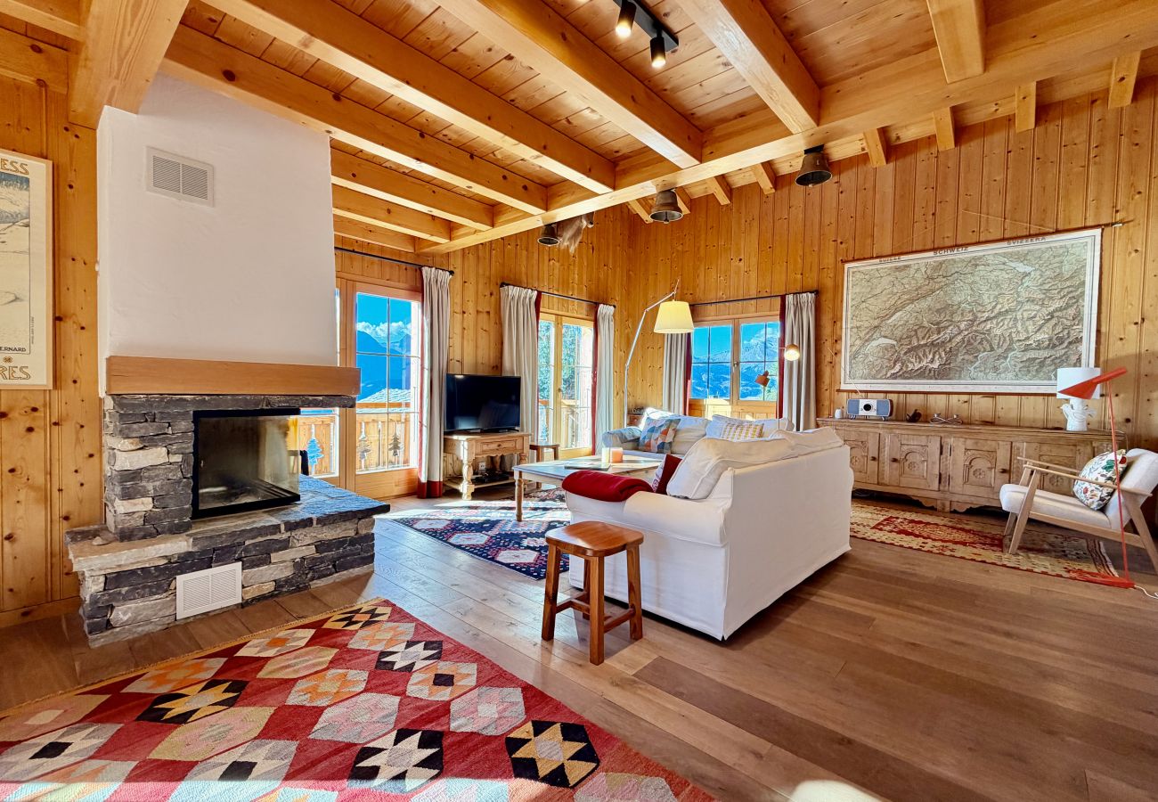 Chalet à Veysonnaz - Chèvre d'Or SAUNA & VIEW chalet 10 pers