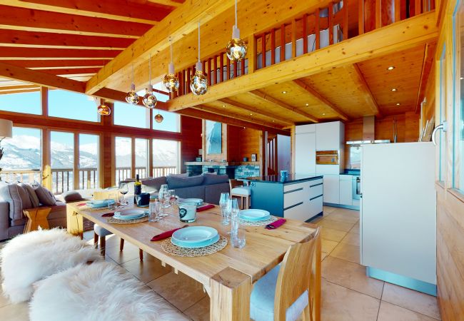 Chalet in Veysonnaz - Egg SAUNA & LUXURY chalet 16 pers Chalet in Veysonnaz - Egg SAUNA & LUXURY chalet 16 pers