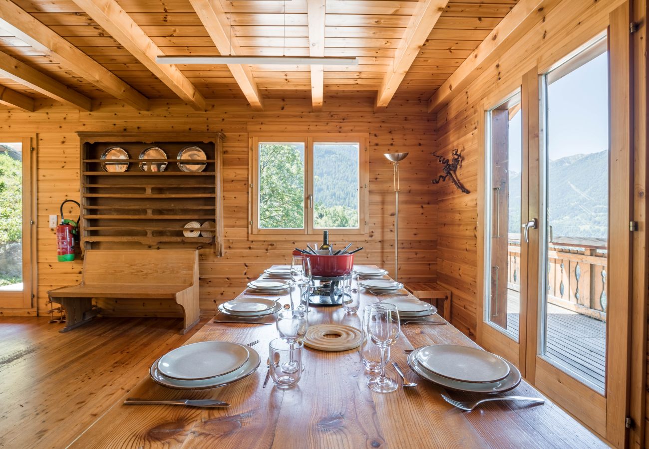 Chalet in Veysonnaz - Aeolus MOUNTAIN & QUIET chalet 12 pers