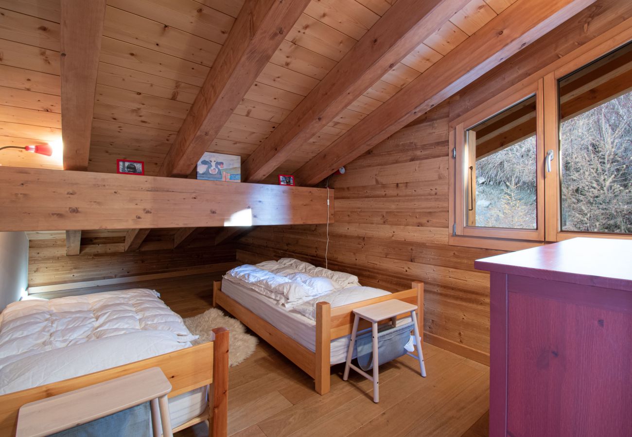 Chalet in Veysonnaz - Hirondelle JACUZZI & LUXURY chalet 12 pers