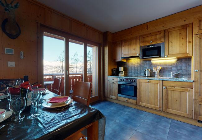 Apartment in Veysonnaz - Hauts de Veysonnaz HV1 011 - SAUNA apartment 4 per Apartment in Veysonnaz - Hauts de Veysonnaz HV1 011 - SAUNA apartment 4 per