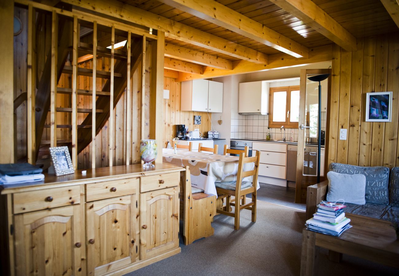 Dining room, Chalet Fontannets 003 in Veysonnaz in Switzerland