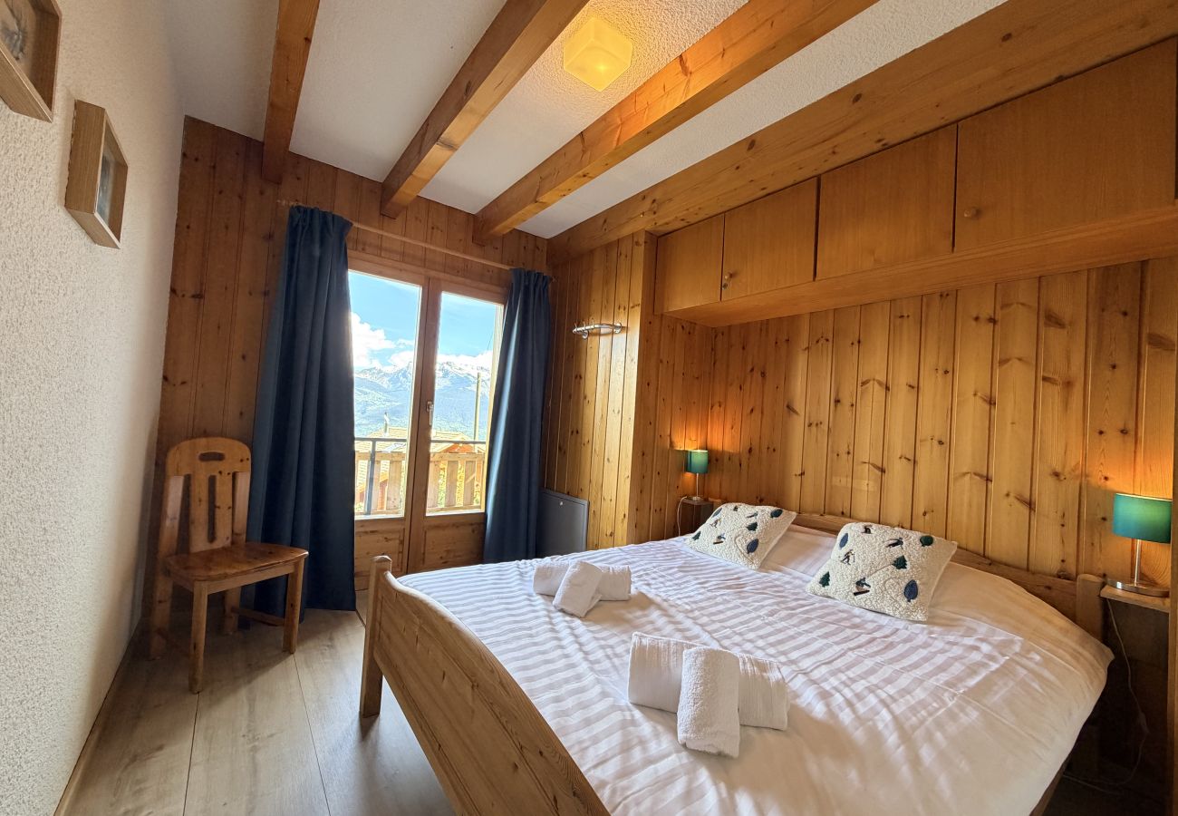 Bedroom Chalet Mont Bijou in Veysonnaz, Switzerland