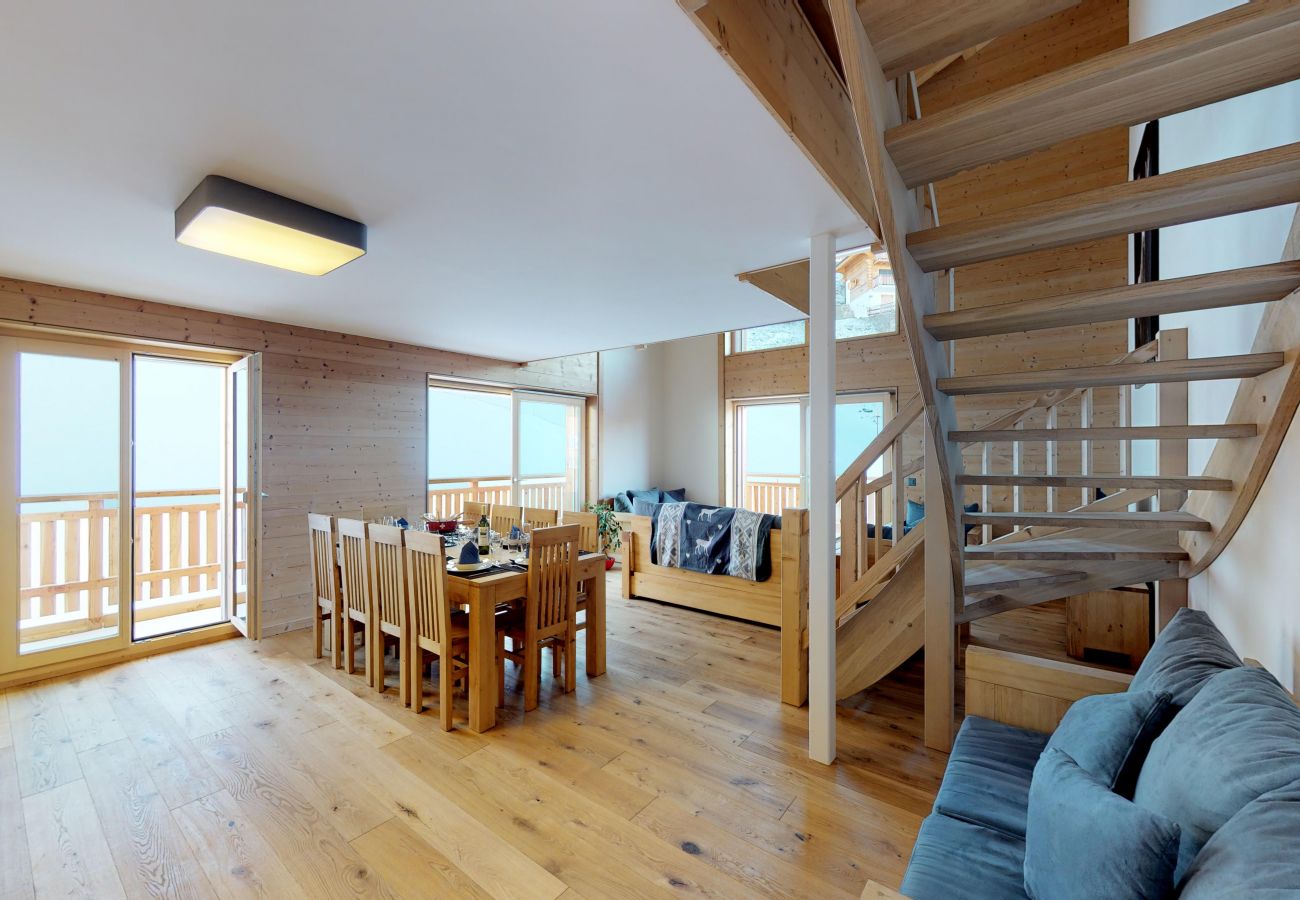 Dining room Apartment Les Mayens MB 022, in Veysonnaz, Switzerland 