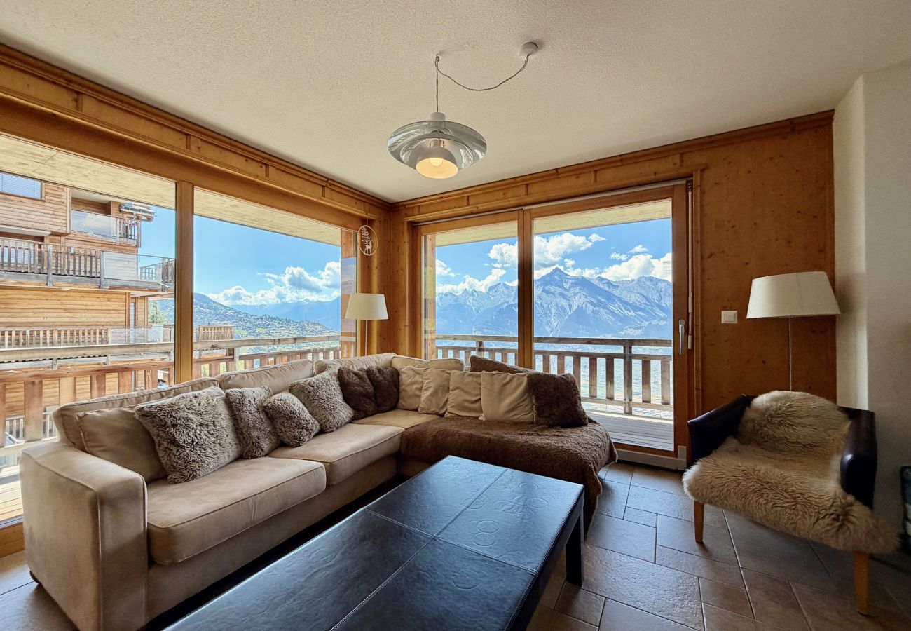 Living room Plein Ciel VB 033 Apartment in Veysonnaz, Switzerland