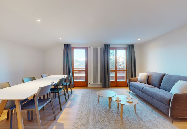 Apartment in Les Agettes - Chalet de l'Ours VUE & NATURE Appart Pregny 8 pers