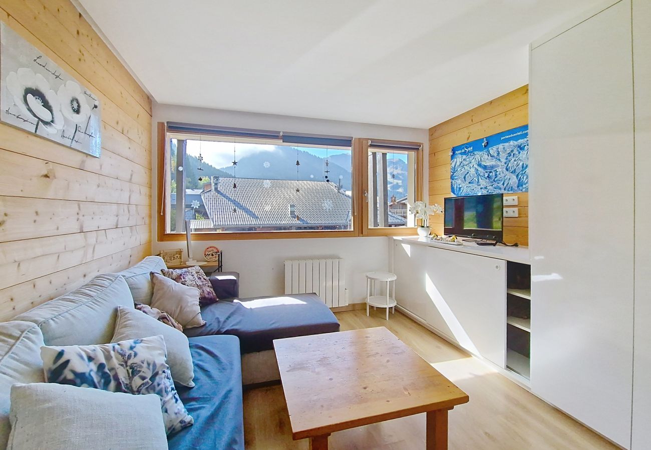 Apartment in Châtel - Rhododendrons RD406 COSY & CENTER 6 pers. Living room Rhododendrons RD406 - Centre